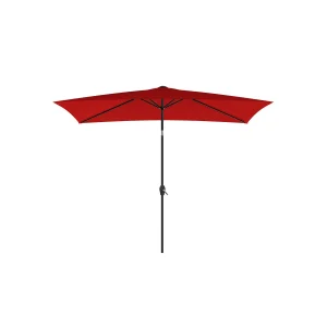 Opvouwbare parasol met zwengel en zonder standaard