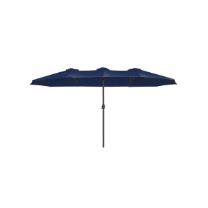 Extra grote parasol met zwengel