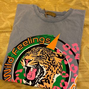 Panter T-shirt Wild Feelings – Onesize – 4 Kleuren